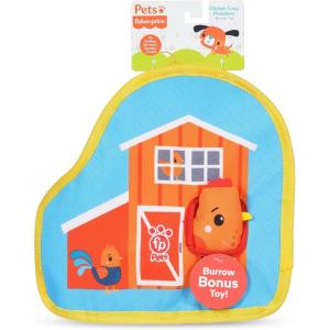 imageFisherPrice for Pets SoundBites Plush Toy Xylophone for Puppies Sounds Desensitize Pups to Noises  NoiseMaking Chew Toy for Puppies  Multifunctional Dog ToyChicken Coop Rip N Reveal Dog Toy