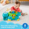 imageFisherPrice Baby Crawling Toy Poppity Pop Musical Dino BallPopper with Sounds for Infants Ages 6 Months Blue