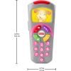 imageFisherPrice Baby Learning Toy Laugh amp Learn Puppys Remote Pretend TV Control with Music amp Lights for Infants Ages 6 MonthsLaugh  Learn Sis Remote