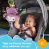 imageFisherPrice Baby Toy Slow Much Fun Stroller Sloth Travel Activity with Motion amp Sensory Details for Newborns Ages 0 MonthsMonkey