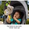 imageFisherPrice Baby Toy Slow Much Fun Stroller Sloth Travel Activity with Motion amp Sensory Details for Newborns Ages 0 MonthsSloth