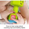 imageFisherPrice Baby amp Toddler Toy Laugh amp Learn Countin Reps Dumbbell Rattle with Learning Lights amp Music for Infants Ages 6 Months