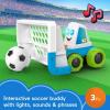 imageFisherPrice Electronic Soccer Game Goaldozer Toy Motorized Net with Lights amp Sounds for Preschool Sports Play Ages 3 YearsStandard Packaging