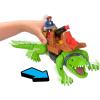 imageFisherPrice Imaginext Pirate Shark vs Crocodile Playset with Walking and Chomping Action 2 Action Figures 6 Accessories Amazon Exclusive