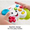 imageFisherPrice Laugh amp Learn Baby amp Toddler Toy Game amp Learn Controller Pretend Video Game with Music amp Lights for Ages 6 Months Multilanguage Version
