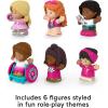 imageFisherPrice Little People Barbie Toddler Toys You Can Be Anything Figure Pack 7 Characters for Pretend Play Ages 18 Months6Pack