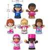 imageFisherPrice Little People Barbie Toddler Toys You Can Be Anything Figure Pack 7 Characters for Pretend Play Ages 18 Months7Pack