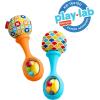 imageFisherPrice Newborn Toys Rattle n Rock Maracas Set of 2 Soft Musical Instruments for Babies 3 Months Blue amp Orange2 Piece Set Pack of 1