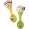 imageFisherPrice Newborn Toys Rattle n Rock Maracas Set of 2 Soft Musical Instruments for Babies 3 Months Blue amp Orange2 Piece Set Pack of 2