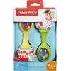 imageFisherPrice Newborn Toys Rattle n Rock Maracas Set of 2 Soft Musical Instruments for Babies 3 Months Blue amp Orange2 Piece Set Pack of 2