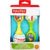 imageFisherPrice Newborn Toys Rattle n Rock Maracas Set of 2 Soft Musical Instruments for Babies 3 Months Blue amp Orange2 Piece Set Pack of 2