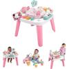 imageFisherPrice Baby to Toddler Toy 2in1 Purple Monkey Activity Center amp Play Table with Music Lights amp Developmental ActivitiesPink