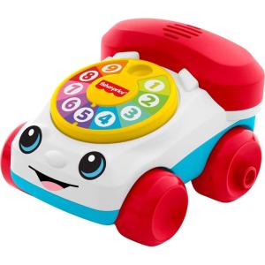 imageFisherPrice Baby Toy Chatter Telephone Vehicle PushAlong with Sounds for Crawling Developmental Play Infants Ages 6 Months