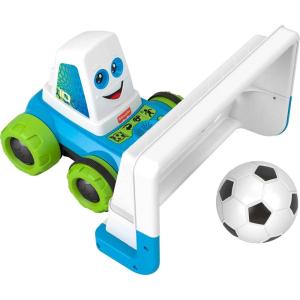 imageFisherPrice Electronic Soccer Game Goaldozer Toy Motorized Net with Lights amp Sounds for Preschool Sports Play Ages 3 YearsStandard Packaging