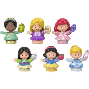 imageFisherPrice Little People Toddler Toys Disney Princess Figure Pack 6 Characters for Preschool Pretend Play Kids Ages 18 MonthsPrincess Classic