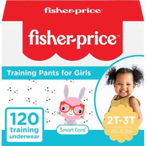 imageSmart Care FisherPrice Training Pants 2T3T Girl 120 Count