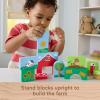 imageFisherPrice Wood Toddler Toy Farm Blocks Puzzle 14Piece Wooden Activity for Developmental Play Preschool Kids Ages 2 Years