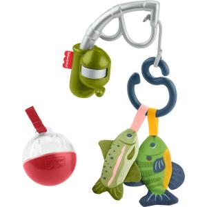 imageFisherPrice Baby Toys Mini Me Moments Reel Fun Fishing Set 4Piece Sensory Activities for Newborn Developmental Play Ages 3 MonthsFun FIshing