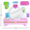 imageFisherPrice Baby Toy Lets Get Ready Vanity Laugh amp Learn Musical Learning Playset 4 Accessories for Toddler Pretend Play Ages 1 Years
