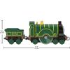 imageThomas amp Friends by FisherPrice Large PushAlong DieCast James Engine amp Cargo Car from The Classic amp All Engines Go SeriesEmily