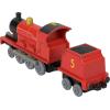 imageThomas amp Friends by FisherPrice Large PushAlong DieCast James Engine amp Cargo Car from The Classic amp All Engines Go SeriesJames