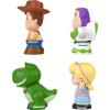 imageFisherPrice Little People Toddler Toys Disney Pixar Toy Story Figure Pack with 4 Characters for Pretend Play Kids Ages 18 Months