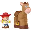 imageFisherPrice Little People Toddler Toys Disney Pixar Toy Story Bobbin Bullseye Horse amp Jessie Figures for Pretend Play Kids Ages 18 Months