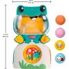 imageFisherPrice Baby Toy LightUp amp Roll Frog Musical Ball Drop Activity amp 3 Balls for Developmental Play Infants amp Toddlers Ages 6 Months