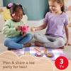 imageFisherPrice Wood Pretend Play Toy Picnic Tea Set 18Pieces with Blanket Wooden Cups Saucers amp Food for Preschool Kids Ages 3 Years18 Piece