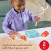 imageFisherPrice Wood Toddler Toys Ocean Musical Instruments Set 6 Wooden Pieces for Creative Play Preschool Kids Ages 2 Years