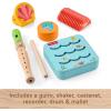 imageFisherPrice Wood Toddler Toys Ocean Musical Instruments Set 6 Wooden Pieces for Creative Play Preschool Kids Ages 2 Years