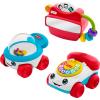 imageFisherPrice Baby Toys Modern Classics Set of 3 RetroInspired Infant Activities for Developmental Play Ages 6 Months