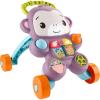 imageFisherPrice Baby Walker Learn with Me Purple Monkey Learning Toy with Music Lights amp Activities for Infants amp Toddlers Ages 6 Months