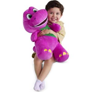 imageBarney World Toddler Toys by FisherPrice Tall Plush 24inch Figure with Soft Texture for Pretend Play Kids Ages 2 Years