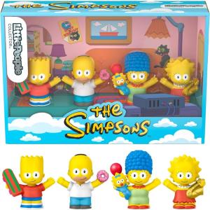 imageLittle People Collector The Simpsons TV Series Special Edition Set for Fans 4 Figures in a Display Package