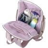 imageFisherPrice Fastfinder Gemma Diaper Bag Backpack with Portable Changing Pad Wipes Dispenser Pink