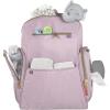 imageFisherPrice Fastfinder Gemma Diaper Bag Backpack with Portable Changing Pad Wipes Dispenser Pink