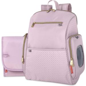 imageFisherPrice Fastfinder Gemma Diaper Bag Backpack with Portable Changing Pad Wipes Dispenser Pink