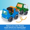 image:imageFisherPrice Little People Toddler Toy Roadside Tow amp Go Rescue Figure amp Vehicle 5Piece Set for Pretend Play Kids Ages 1 Years