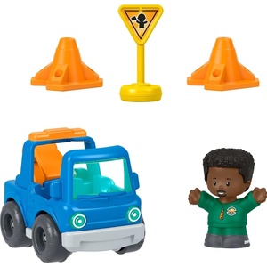 image:imageFisherPrice Little People Toddler Toy Roadside Tow amp Go Rescue Figure amp Vehicle 5Piece Set for Pretend Play Kids Ages 1 Years