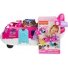 image:imageFisherPrice Little People Barbie Toy Airplane for Toddlers with Lights Music and Folding Stairs Little Dream Plane 4 Play Pieces MultiLanguage Version