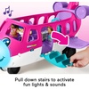 image:imageFisherPrice Little People Barbie Toy Airplane for Toddlers with Lights Music and Folding Stairs Little Dream Plane 4 Play Pieces MultiLanguage Version