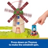 image:imageThomas amp Friends Toy Train Set by FisherPrice Explorin Tidmouth Sheds Playset with Thomas Engine amp Harold the Helicopter Features Turntable Track
