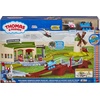 image:imageThomas amp Friends Toy Train Set by FisherPrice Explorin Tidmouth Sheds Playset with Thomas Engine amp Harold the Helicopter Features Turntable Track