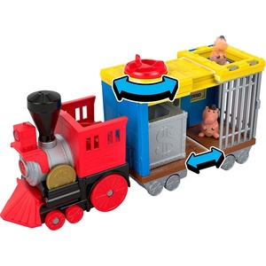 image:imageFisherPrice Imaginext Toy Story Woodys Round Up Train Toy Vehicle with Lights Sounds 3inch Action Figures Launcher and Projectiles