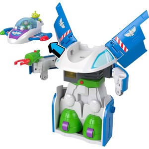 image:imageFisherPrice Imaginext Transforming Buzz Lightyear Ship Toy Vehicle with Lights Sounds3inch Action Figures Launcher and Projectiles