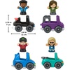 image:imageFisherPrice Little People Toddler Toy Activity Vehicles Set 4 Toy Cars amp 4 Figures for Pretend Play Kids Ages 1 Years 
