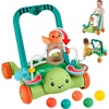 image:imageFisherPrice Baby Push Toy Turtle Walker Moves with You 5 Balls Infant to Toddler Activity for Motor Skills Development Ages 6 Months
