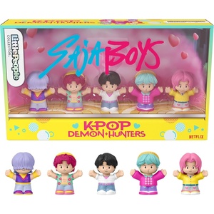 image:imageLittle People Collector Kpop Demon Hunters Saja Boys Special Edition Set for Movie Fans 5 Figures in a Display Package